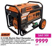 Makro Grip 5.5 kva electric start generator srge6500e-each offer