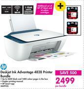 Makro Hp deskjet ink advantage 4828 printer bundle 460935-per bundle offer