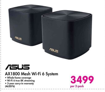 Makro ASUS AX1800 Mesh Wi-Fi 6 System offer