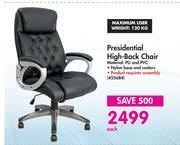 Makro Presidential high-back chair 455684 offer