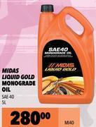 Midas liquid gold monograde oil sae-40 mi40-5l