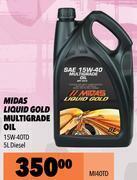 Midas Midas liquid gold multigrade oil 15w-40td diesel mi40td-5l offer