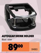 Autogear drink holder black/silver dh003