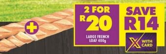 LARGE FRENCH LOAF 400g