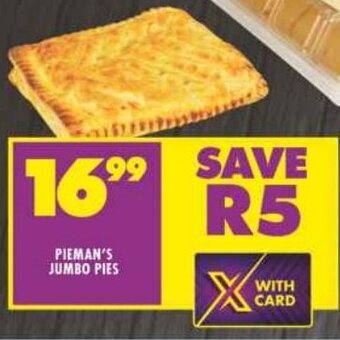 Shoprite PIEMAN'S JUMBO PIES offer