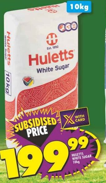 Shoprite HULETTS WHITE SUGAR 10kg offer