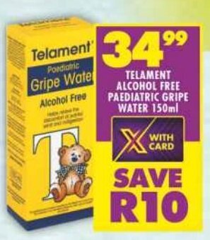 TELAMENT ALCOHOL FREE PAEDIATRIC GRIPE WATER 150ml
