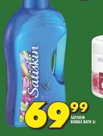 Shoprite SATISKIN BUBBLE BATH 2L offer