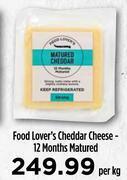 Food Lover's Market Food lover's cheddar cheese 12 months matured-per kg offer
