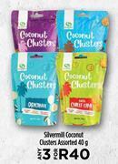 Food Lover's Market Silvermill coconut clusters assorted-for 3 x 40g offer