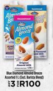 Food Lover's Market Blue diamond almond breeze assorted-for 3 x 1l offer