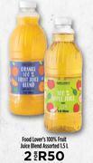 Food Lover's Market Food lover's 100% fruit juice blend assorted-for 2 x 1.5l offer