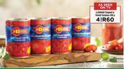 Food Lover's Market La belinda chopped or peeled tomatoes-for 4 x 400g offer