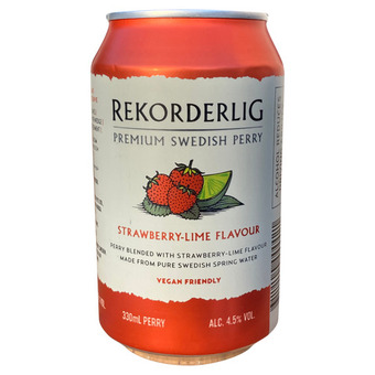 Norman Goodfellows Rekorderlig strawberry lime can 330ml offer