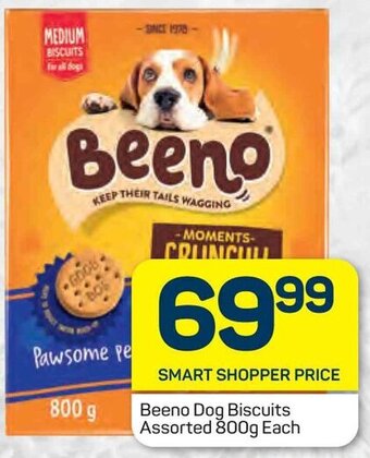 Pick n Pay Beeno Dog Biscuits Assorted 800g Each offer