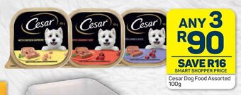 Pick n Pay Cesar Dog Food Assorted 100g offer