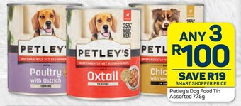Petley's Dog Food Tin Assorted 775g