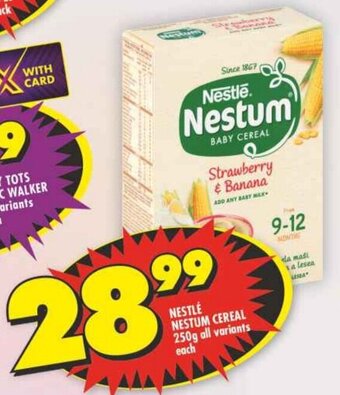 Shoprite NESTLÉ NESTUM CEREAL 250g all variants each offer