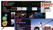 Checkers Hyper Jvc 40 (101cm) fhd android led tv offer
