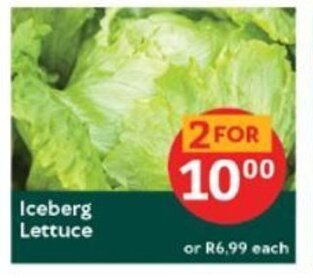 Oxford Freshmarket Iceberg Lettuce offer