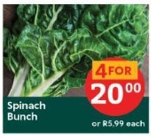 Oxford Freshmarket Spinach Bunch offer