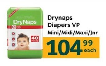 Oxford Freshmarket Drynaps Diapers VP Mini/Midi/Maxi/Jnr offer
