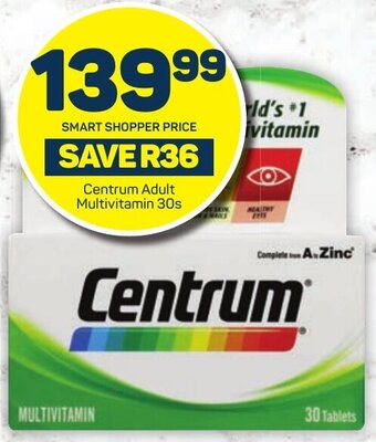 Pick n Pay Centrum Adult Multivitamin 30s offer