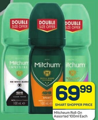 Pick n Pay Mitcheum Roll-On Assorted 100ml Each offer
