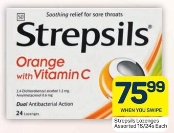 Pick n Pay Strepsils Lozenges Assorted 16/24s Each offer