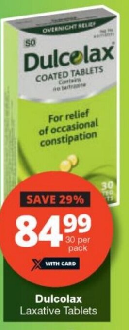 Checkers Dulcolax Laxative Tablets offer