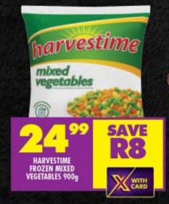 Shoprite HARVEST FROZEN MIXED VEGETABLES 900g offer
