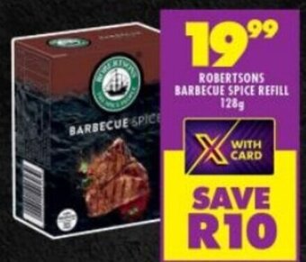 Shoprite ROBERTSONS BARBECUE SPICE REFILL 128g offer