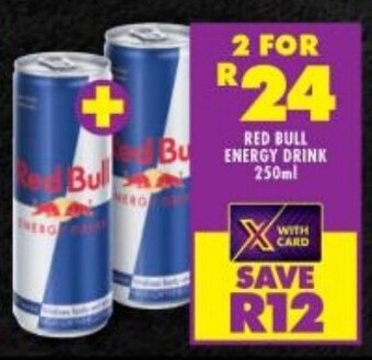 Shoprite RED BULL ENERGY DRINK 250ml offer