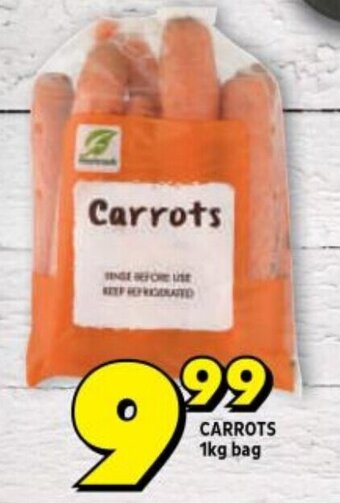 Shoprite CARROTS 1kg bag offer