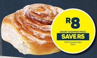 Pick n Pay PnP Cinnamon Bun Each offer