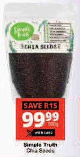 Checkers Simple Truth Chia Seeds offer