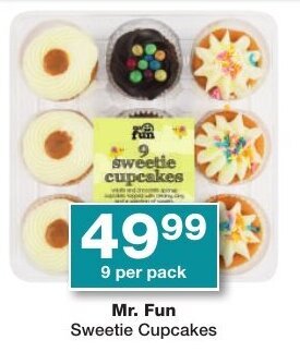 Checkers Mr. Fun Sweetie Cupcakes offer