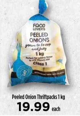Food Lover's Market Peeled Onion Thriftpacks 1 kg offer