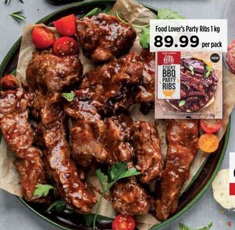 Food Lover's Market Food Lover's Party Ribs 1 kg offer