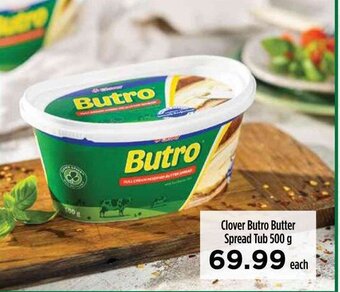 Food Lover's Market Clover Butro Butter Spread Tub 500 g offer