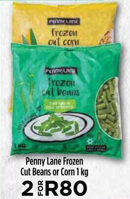 Food Lover's Market Penny Lane Frozen Cut Beans or Corn 1 kg offer