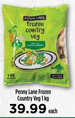 Food Lover's Market Penny Lane Frozen Country Veg 1 kg offer