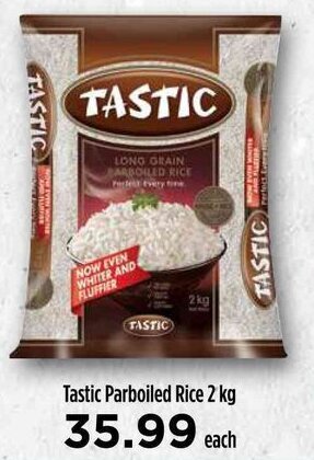 Food Lover's Market Tastic Parboiled Rice 2 kg offer