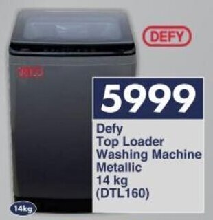 President Hyper Defy Top Loader Washing Machine Metallic 14 kg (DTL160) offer
