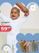 PEP Plain baby grows newborn, 6-12 months-each offer