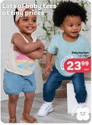 PEP Baby boy tees 0-24 months-each offer