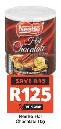 Checkers Nestlé Hot Chocolate 1kg offer