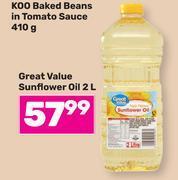 Game Great value sunflower oil-2l offer