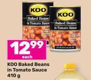 Game Koo baked beans in tomato sauce-410g each offer