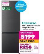 Game Hisense 264l bottom freezer fridge h370bit offer